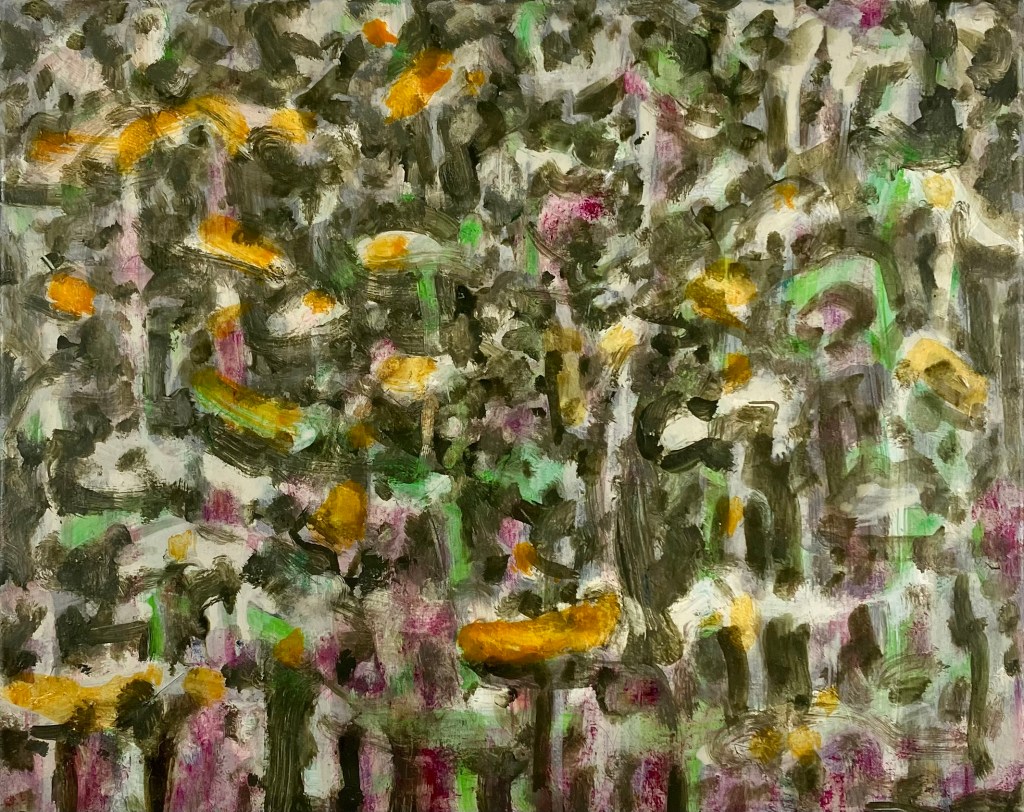 'After image' 40x50 cm oli on canvas 2023